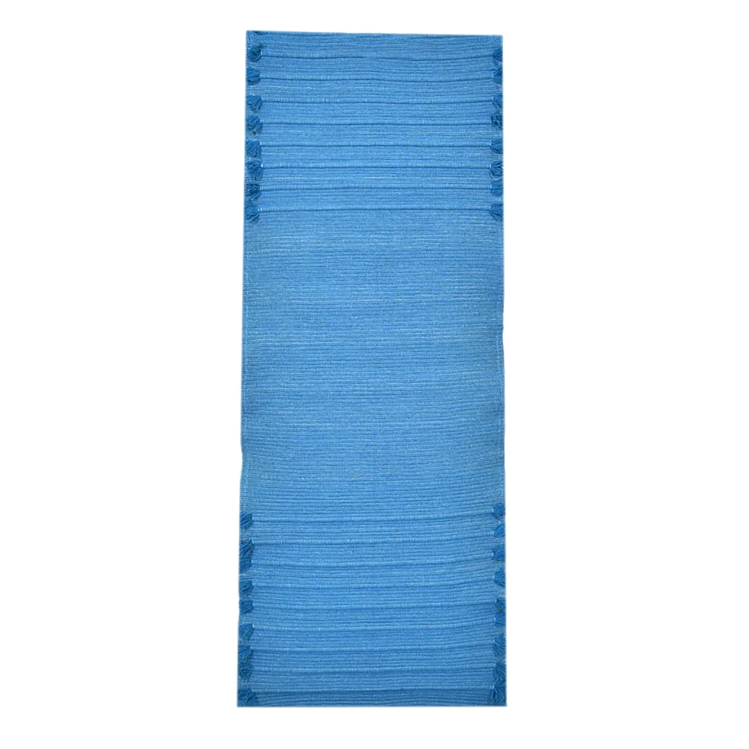 Indico indigo cotton mat laid flat